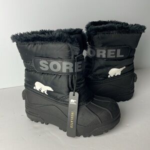 Sorel Black Kids Snow Boots New W/O tags